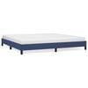 vidaXL Giroletto senza Materasso Blu 200x200 cm in Tessuto