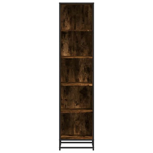 vidaXL Libreria Rovere Fumo 40x35x170,5 cm in Legno Multistrato