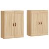 vidaXL Armadietti a Parete 2 pz Rovere Sonoma in Legno Multistrato