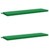 vidaXL Cuscini per Panchina SOEST 2 pz 100% Poliestere Verde