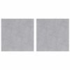 vidaXL Gradini per Scale Quadrato 2 pcs Argento 30 x 30 cm Alluminio
