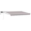 vidaXL Tenda retrattile manuale con LED 3 x 2,5 m