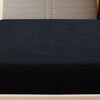 vidaXL Lenzuolo con Angoli Jersey Nero 100x200 cm Cotone