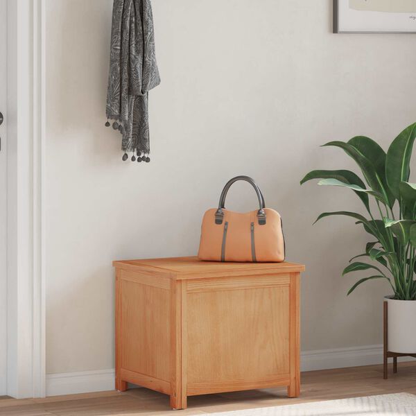 vidaXL Scatola di Stoccaggio Naturale 50 x 45 x 45 cm