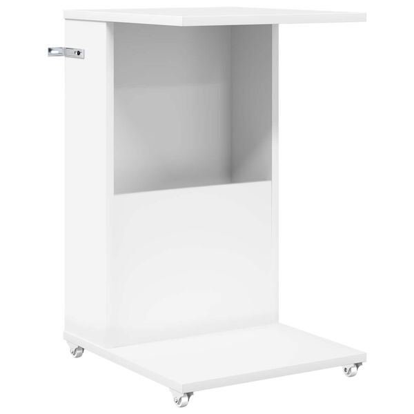 vidaXL Tavolo laterale Bianco 40 x 35 x 60 cm Legno multistrato