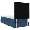 vidaXL Letto con contenitore e materasso Blu 90 x 200 cm Poliestere
