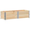vidaXL Fioriera da Giardino 150x50 cm in Legno Massello di Pino