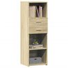 vidaXL Credenza Rovere Sonoma 40x42,5x124 cm in Legno Multistrato