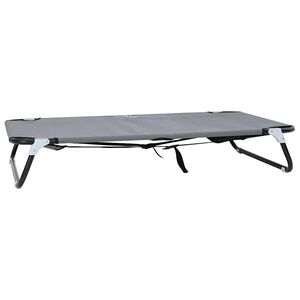 vidaXL Letto per Cani 105 x 65 x 18 cm Acciaio Grigio Chiaro