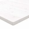 vidaXL Piano Tavolo Bianco 70x70x2,5cm Legno Massello di Pino Quadrato