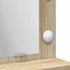 vidaXL Tavolo da Trucco con lo scaffale Rovere Sonoma 50 x 41 x 135 cm