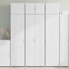 vidaXL Credenza Bianca 70x42,5x185 cm in Legno Ingegnerizzato