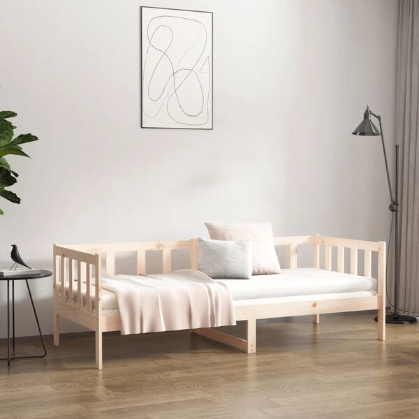 vidaXL Dormeuse senza Materasso 80x200 cm in Legno Massello di Pino