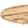vidaXL Tavolino 60x(46-63) cm in Legno Massello di Mango e Ghisa