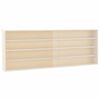 vidaXL Teca da Collezione in Legno con Porte 100x8,5x37 cm