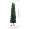 vidaXL Albero di Natale artificiale con 300 LED Verde 180 cm