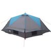 vidaXL Tenda Teepee con tetto Blu e Grigio 490 x 410 x 210 cm