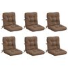 vidaXL Cuscini per Sedia Alta in 6 Pezzi VIANEN 6 pz 100% Poliestere