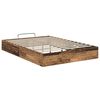 vidaXL Letto ottomano Legno vecchio 193 x 120 x 25 cm Truciolare