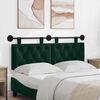 vidaXL Testata appesa Verde Scuro 150 x 55 x 7 cm Velluto