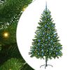 vidaXL Albero di Natale con 300 LED con supporto Verde 180 cm PE