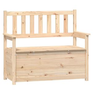vidaXL Panca 112,5x51,5x96,5 cm in Legno Massello di Pino