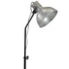 vidaXL Lampada da Terra 25 W Argento Vintage 30x30x90-150 cm E27
