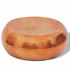 vidaXL Tavolino da Salotto in Alluminio Battuto Colore Ottone/Rame