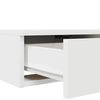 vidaXL Cassetti per letto con cassetto Bianco 120 x 36,5 x 16,5 cm