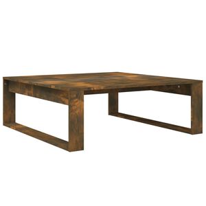 vidaXL Tavolino da Salotto Rovere Fumo 100x100x35 cm Legno Multistrato