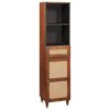 vidaXL Credenza Marrone 38 x 33,5 x 160 cm Legno di mango massello
