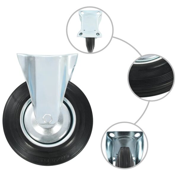 vidaXL Ruote 24 pz 200 mm