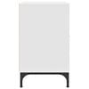 vidaXL Armadio da Notte 2 pcs Bianco 49 x 36 x 61 cm Legno multistrato