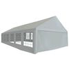 vidaXL Tessuto per tenda senza struttura 12 x 6 m Grigio PE