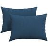 vidaXL Cuscini da Divano 2 pz Tessuto Blu 70 x 50 cm