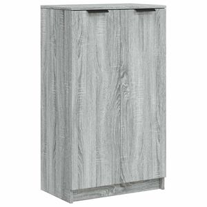 vidaXL Scarpiera Grigio Sonoma 59x35x100 cm in Legno Multistrato
