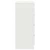 vidaXL Credenza con Cassetti Bianco 71x35x84 cm in Legno Multistrato