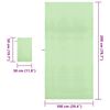 vidaXL Set di Asciugamani Sportivi 2 pcs Verde Tessuto