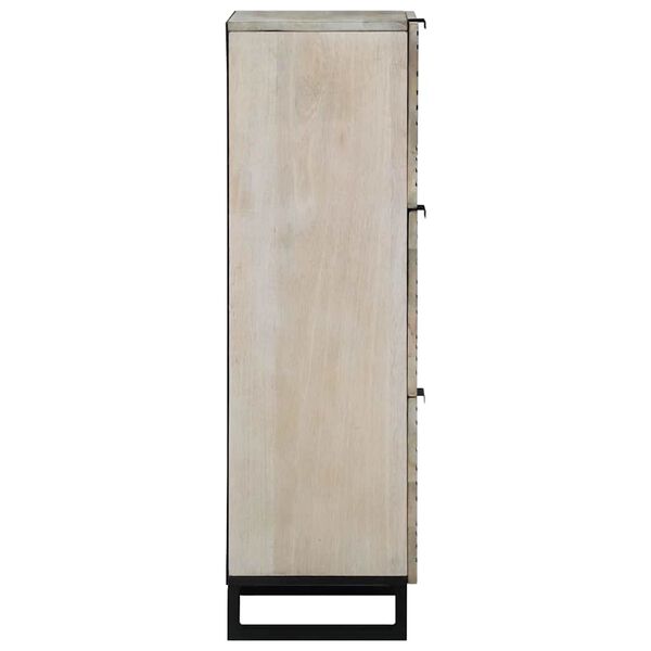 vidaXL Armadi e Supporti per Storage di Media Bianco e Nero