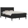 vidaXL Struttura letto con materasso Nero 160 x 200 cm Velluto