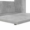 vidaXL Tavolo laterale Grigio cemento 40 x 38 x 62,5 cm