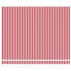 vidaXL Tessuto per Tenda con Rosso e Bianco 400 &times; 300 cm Poliestere