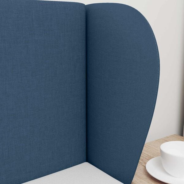 vidaXL Orecchia della Testata Blu 40 x 23 x 6 cm Tessuto