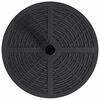 vidaXL Base per ombrellone Art d&eacute;co Nero &Oslash; 45 x 39,5 cm Ferro