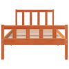 vidaXL Letto senza Materasso Marrone Cera 75x190 cm in Legno di Pino