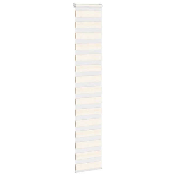 vidaXL Tenda a Rullo Zebra Larghezza Tessuto 40,9 cm Poliestere