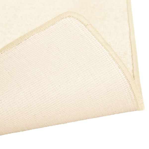 vidaXL Tappeti per Camera da Letto Shaggy a Pelo Lungo Pile 3 pz Crema