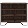 vidaXL Credenza Rovere Marrone 91x35,5x74,5 cm in Legno Multistrato