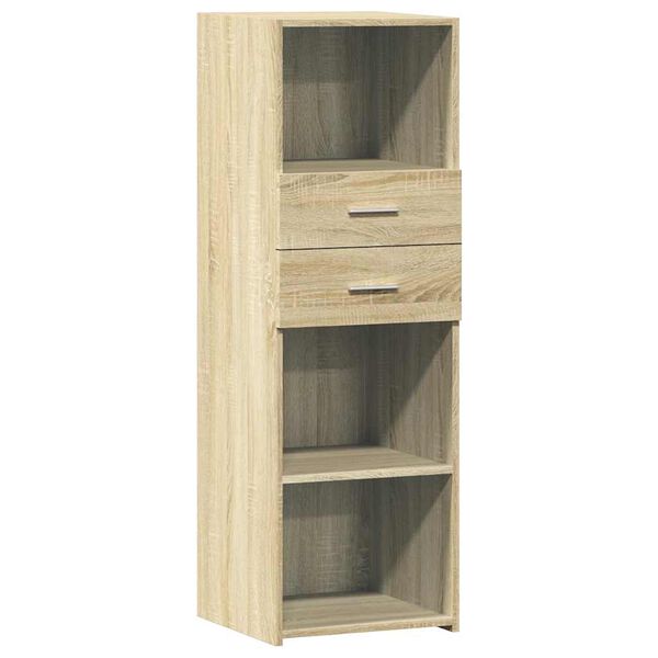 vidaXL Credenza Rovere Sonoma 40x42,5x124 cm in Legno Multistrato