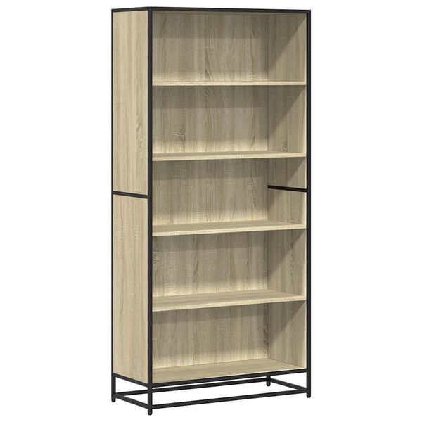 vidaXL Libreria Rovere Sonoma 80,5x35x170,5 cm in Truciolato